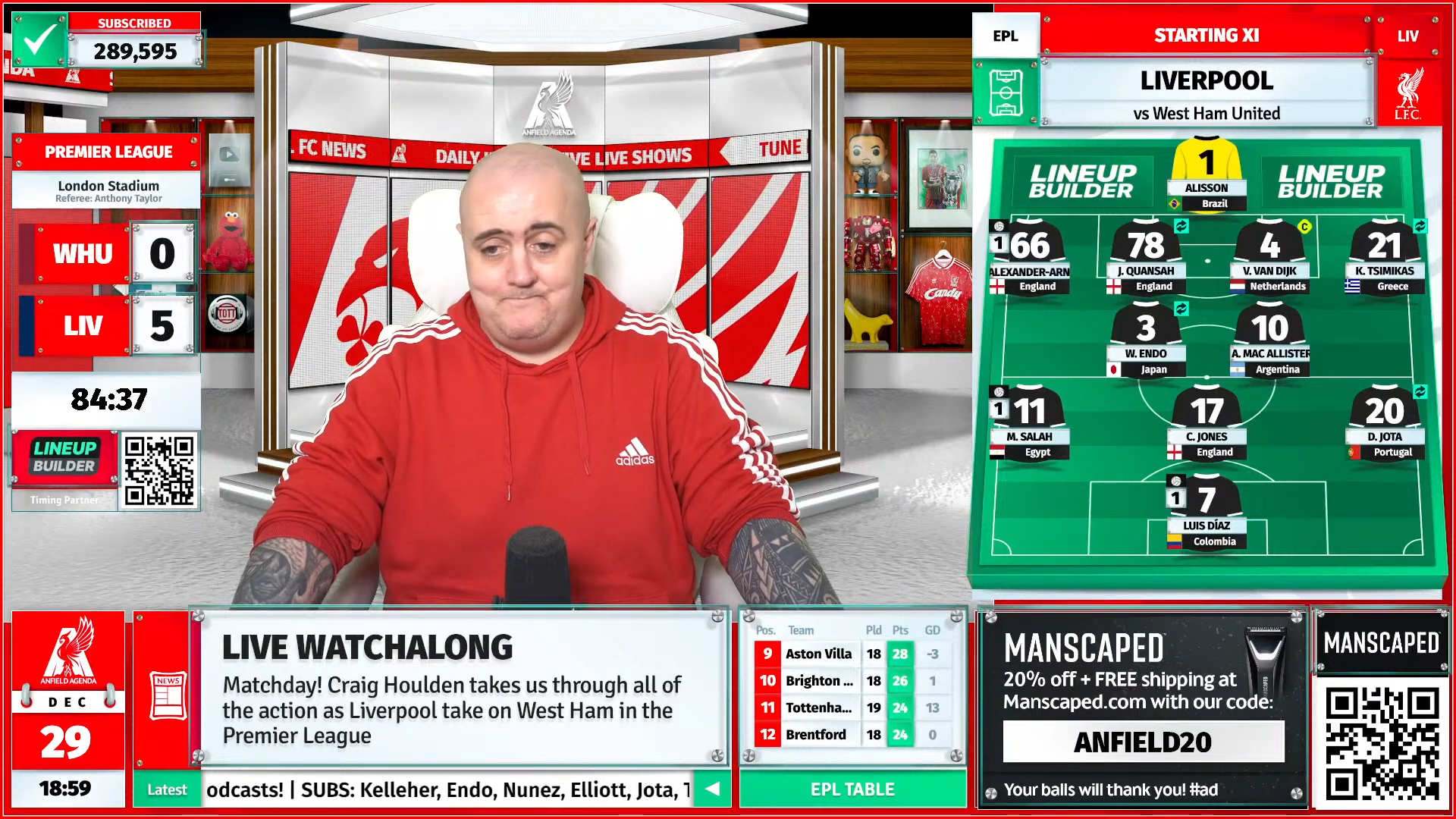 Anfield Agenda stream overlay